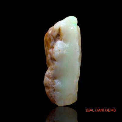 Natural Untreated Fire Opal Loose Gemstone Fancy Rough From Australia 11.00 Cts 19x17x7 mm RD-247