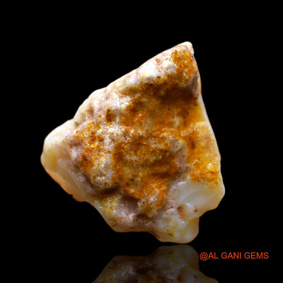 Natural Untreated Fire Opal Loose Gemstone Fancy Rough From Australia 11.00 Cts 19x17x7 mm RD-247