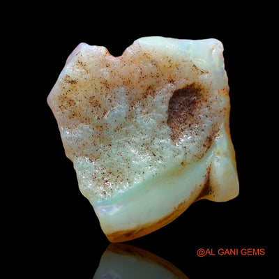 Natural Untreated Fire Opal Loose Gemstone Fancy Rough From Australia 7.00 Cts 19x17x5 mm RD-249
