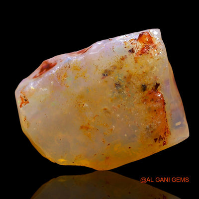 7.00 Cts Natural Australian Fire Opal Loose Gemstone Fancy Rough 16x13x4 mm RD-260