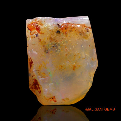 7.00 Cts Natural Australian Fire Opal Loose Gemstone Fancy Rough 16x13x4 mm RD-260