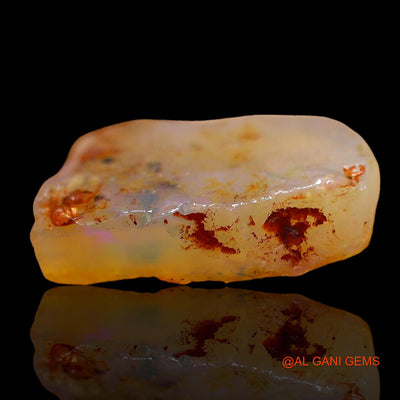 7.00 Cts Natural Australian Fire Opal Loose Gemstone Fancy Rough 16x13x4 mm RD-260