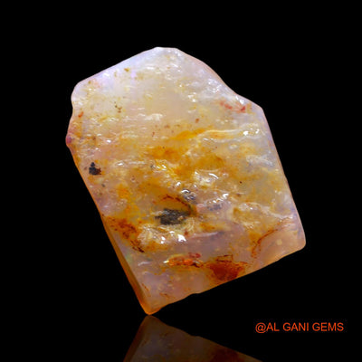 7.00 Cts Natural Australian Fire Opal Loose Gemstone Fancy Rough 16x13x4 mm RD-260
