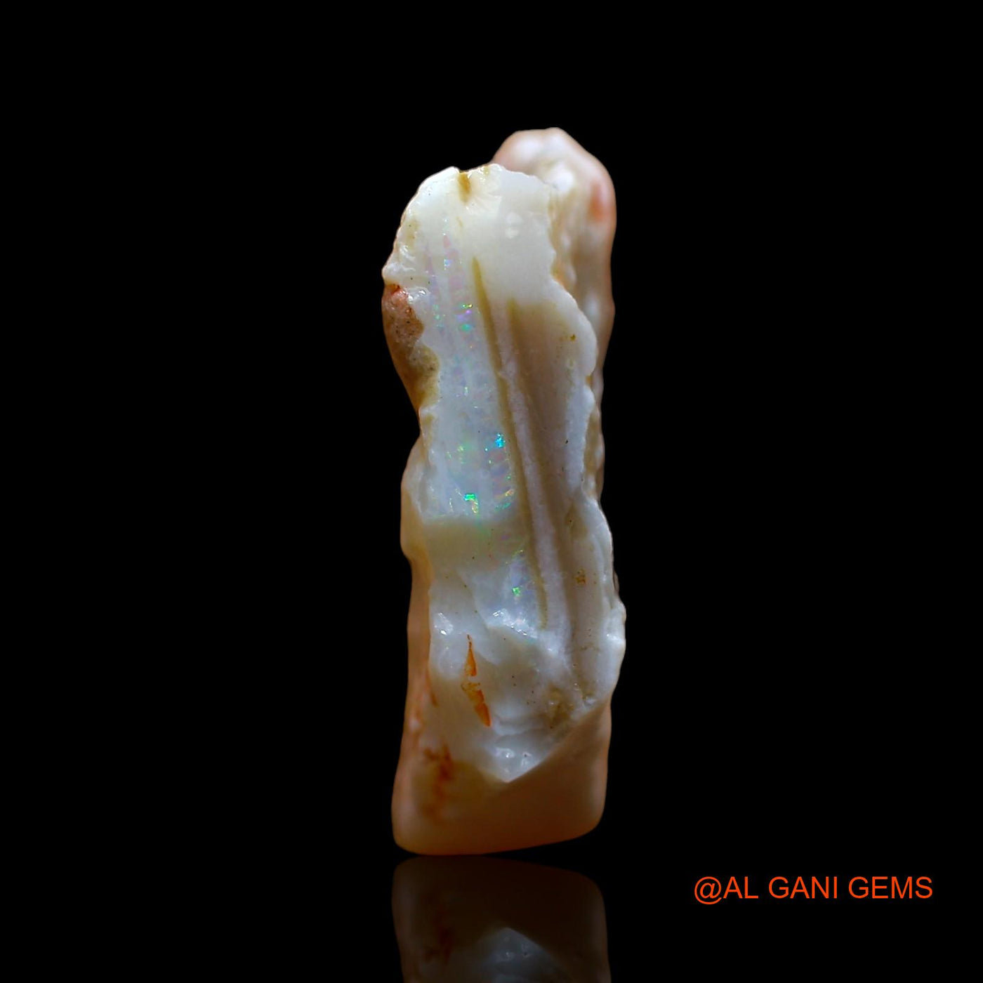 8.00 Cts Natural Australian Fire Opal Loose Gemstone Fancy Rough 19x13x5 mm RD-261