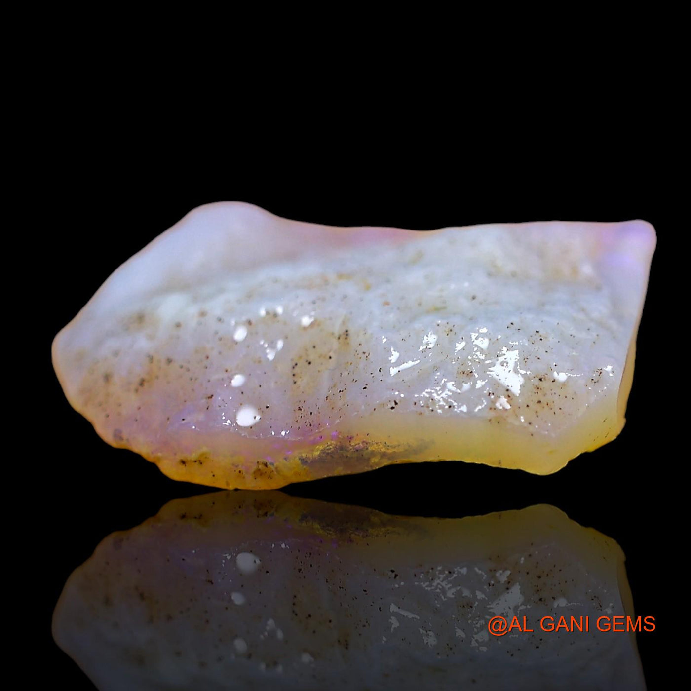 5.00 Cts Natural Australian Fire Opal Fancy Rough Loose Gemstone For Jewelry 17x12x4 mm RD-265