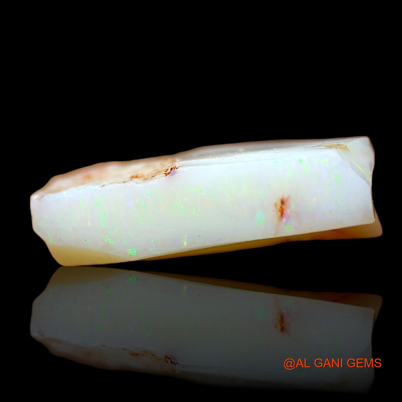 Natural Untreated Fire Opal Loose Gemstone Fancy Rough From Australia 6.00 Cts 16x11x5 mm RD-274