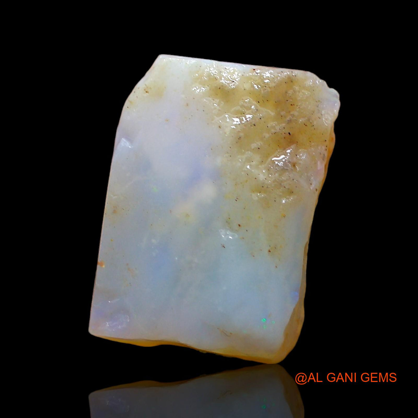 Natural Untreated Fire Opal Loose Gemstone Fancy Rough From Australia 6.00 Cts 16x12x4 mm RD-275