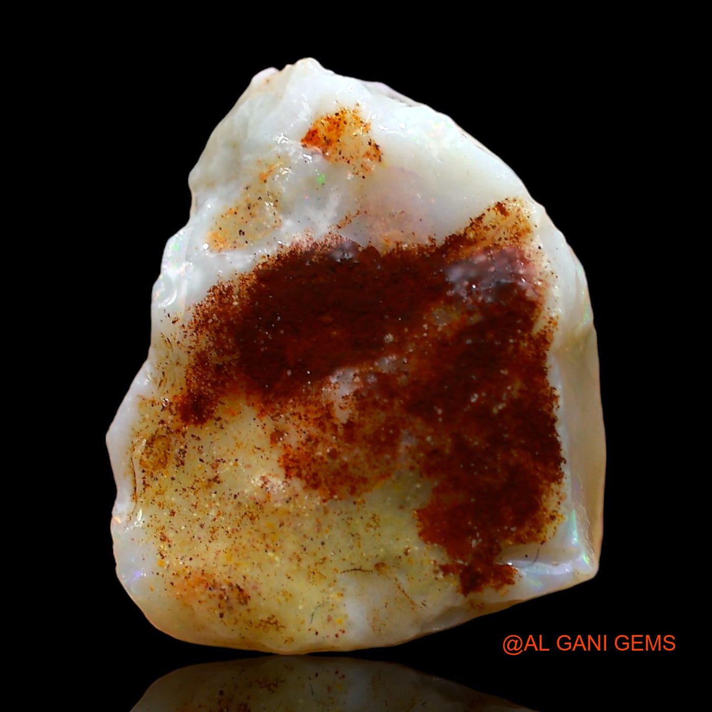 9.00 Cts Unheated Australian Fire Opal Loose Gemstone Fancy Rough Natural 16x13x6 mm RD-279