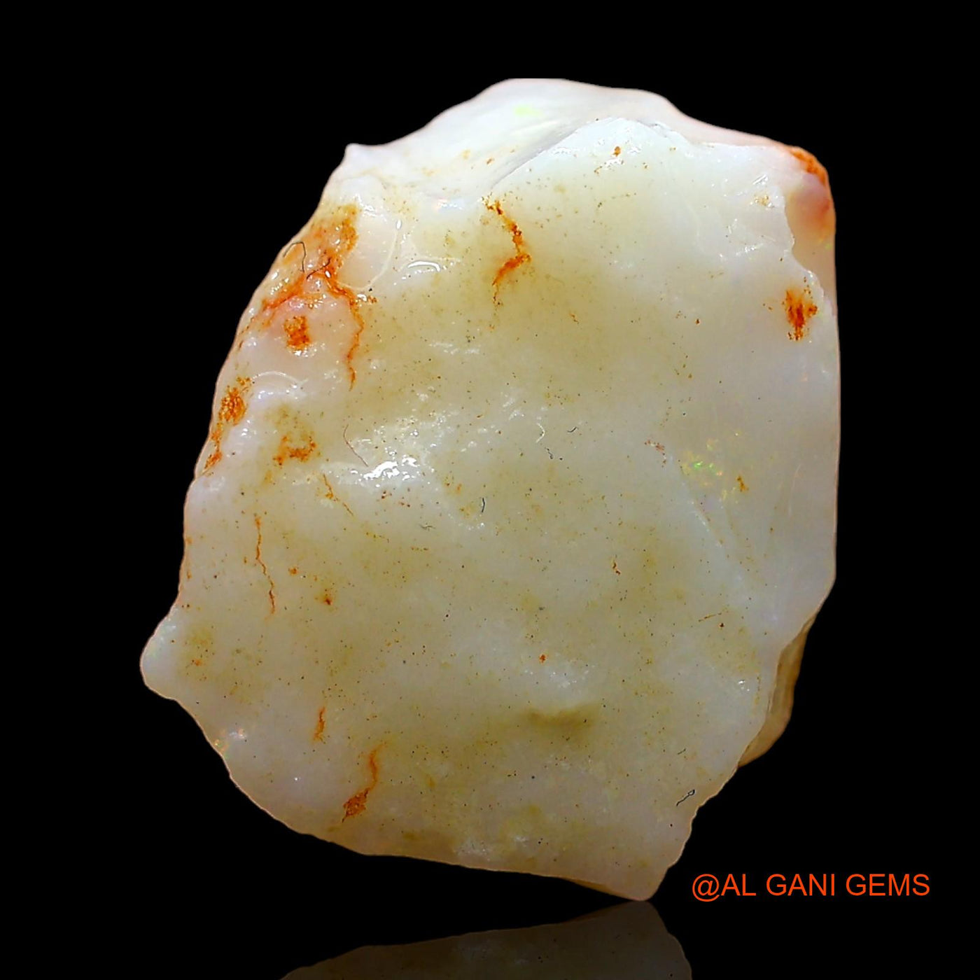7.00 Cts Natural Australian Fire Opal Loose Gemstone Fancy Rough 16x12x6 mm RD-280