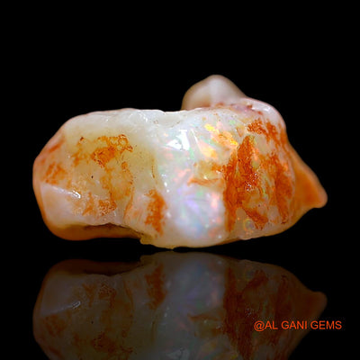 Natural Fire Opal Gemstone 6.00 Cts Loose Fancy Rough From Australia 17x11x7 mm RD-287
