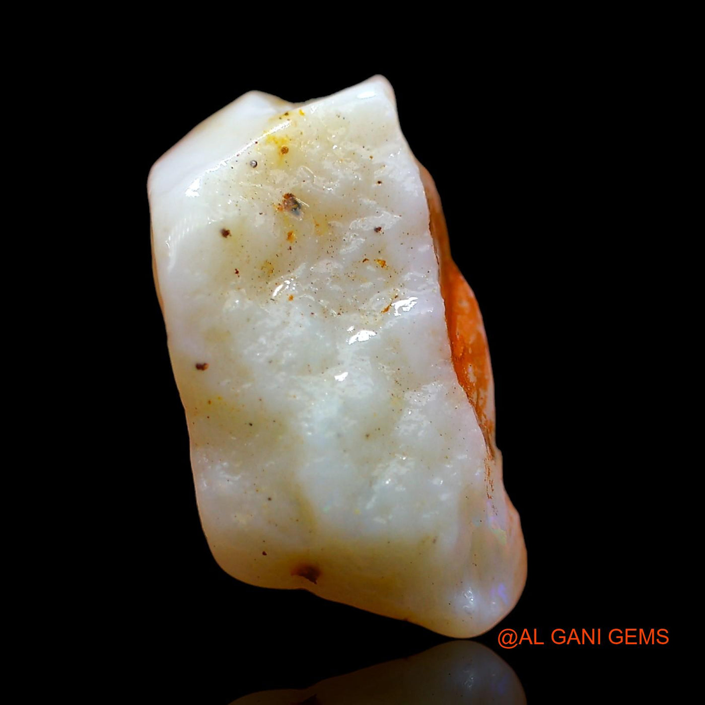 7.00 Cts Natural Australian Fire Opal Loose Gemstone Fancy Rough 16x15x8 mm RD-288
