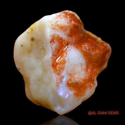 7.00 Cts Natural Australian Fire Opal Loose Gemstone Fancy Rough 16x15x8 mm RD-288