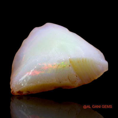 Natural Fire Opal Gemstone 5.00 Cts Loose Fancy Rough From Australia 15x14x7 mm RD-289