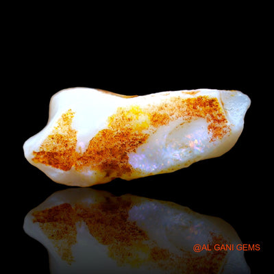 6.00 Cts Natural Australian Fire Opal Loose Gemstone Fancy Rough 18x11x8 mm RD-295