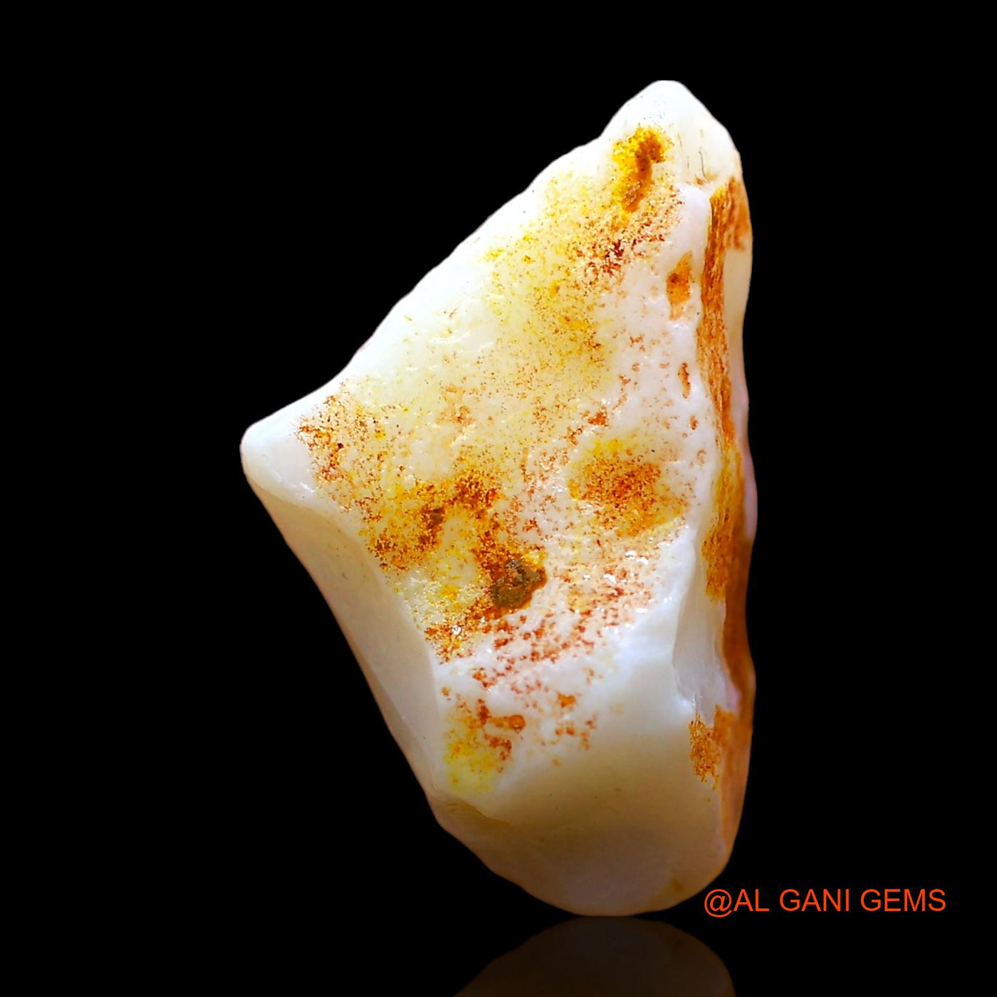 6.00 Cts Natural Australian Fire Opal Loose Gemstone Fancy Rough 18x11x8 mm RD-295