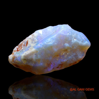 Natural Untreated Fire Opal Loose Gemstone Fancy Rough From Australia 4.00 Cts 20x10x5 mm RD-297