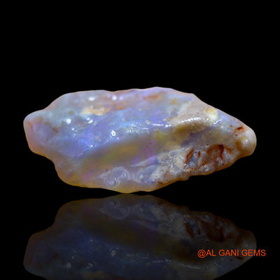 Natural Untreated Fire Opal Loose Gemstone Fancy Rough From Australia 4.00 Cts 20x10x5 mm RD-297