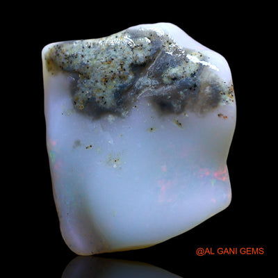 4.00 Cts Natural Australian Fire Opal Loose Gemstone Fancy Rough 14x13x3 mm RD-298