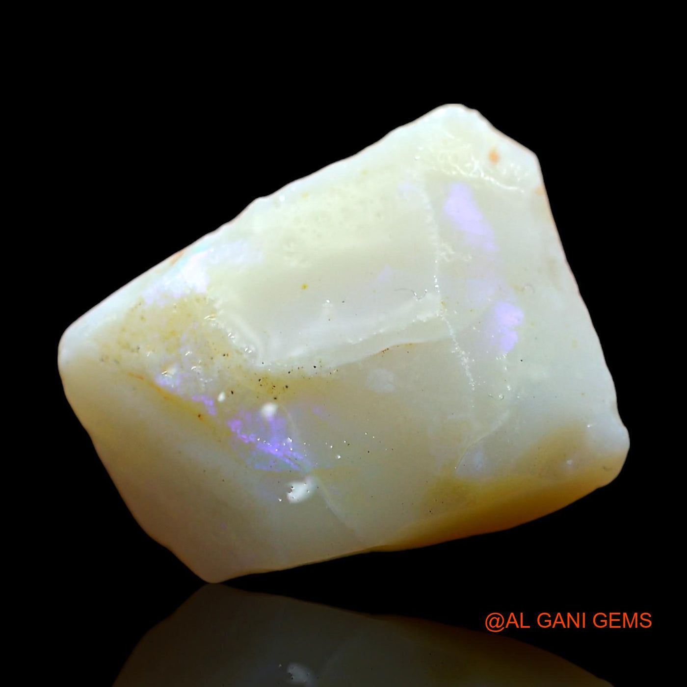 Natural Untreated Fire Opal Loose Gemstone Fancy Rough From Australia 7.00 Cts 15x12x5 mm RD-302