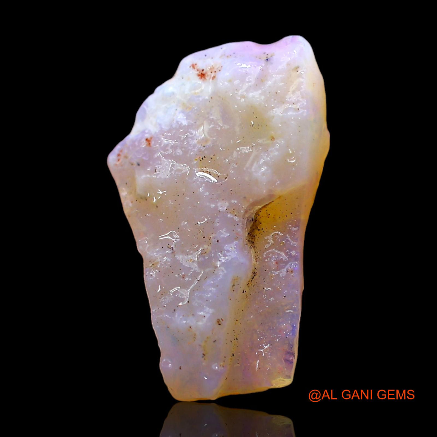 Natural Untreated Fire Opal Loose Gemstone Fancy Rough From Australia 3.00 Cts 17x10x4 mm RD-307