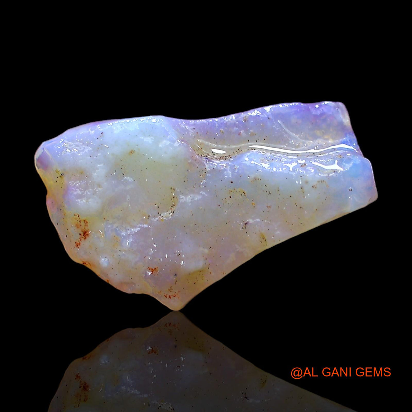 Natural Untreated Fire Opal Loose Gemstone Fancy Rough From Australia 3.00 Cts 17x10x4 mm RD-307