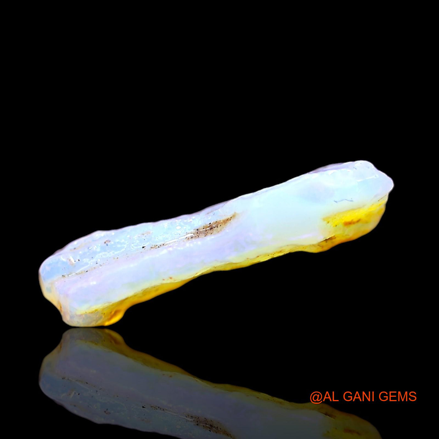 Natural Untreated Fire Opal Loose Gemstone Fancy Rough From Australia 3.00 Cts 17x10x4 mm RD-307