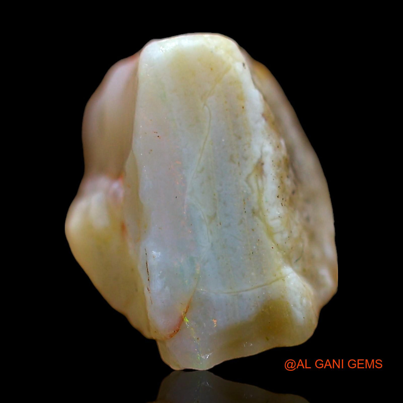 6.00 Cts Unheated Australian Fire Opal Loose Gemstone Fancy Rough Natural 13x11x9 mm RD-309