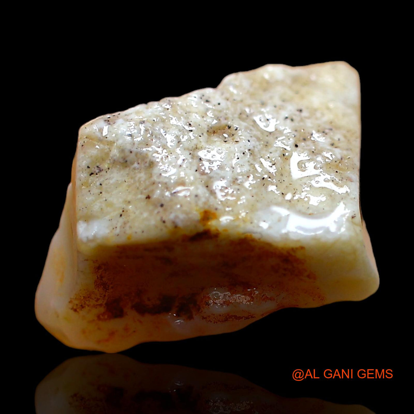 6.00 Cts Unheated Australian Fire Opal Loose Gemstone Fancy Rough Natural 13x11x9 mm RD-309