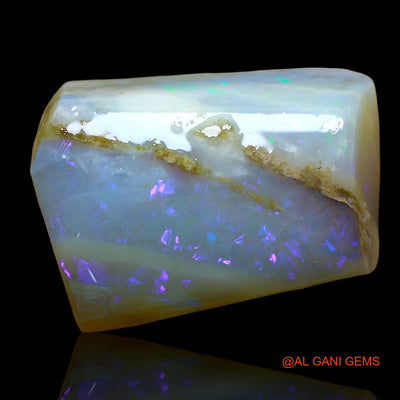 Natural Fire Opal Gemstone 30.00 Cts Loose Fancy Rough From Australia 23x17x10 mm RD-30