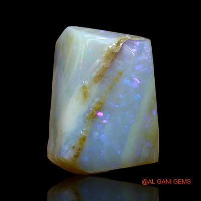 Natural Fire Opal Gemstone 30.00 Cts Loose Fancy Rough From Australia 23x17x10 mm RD-30