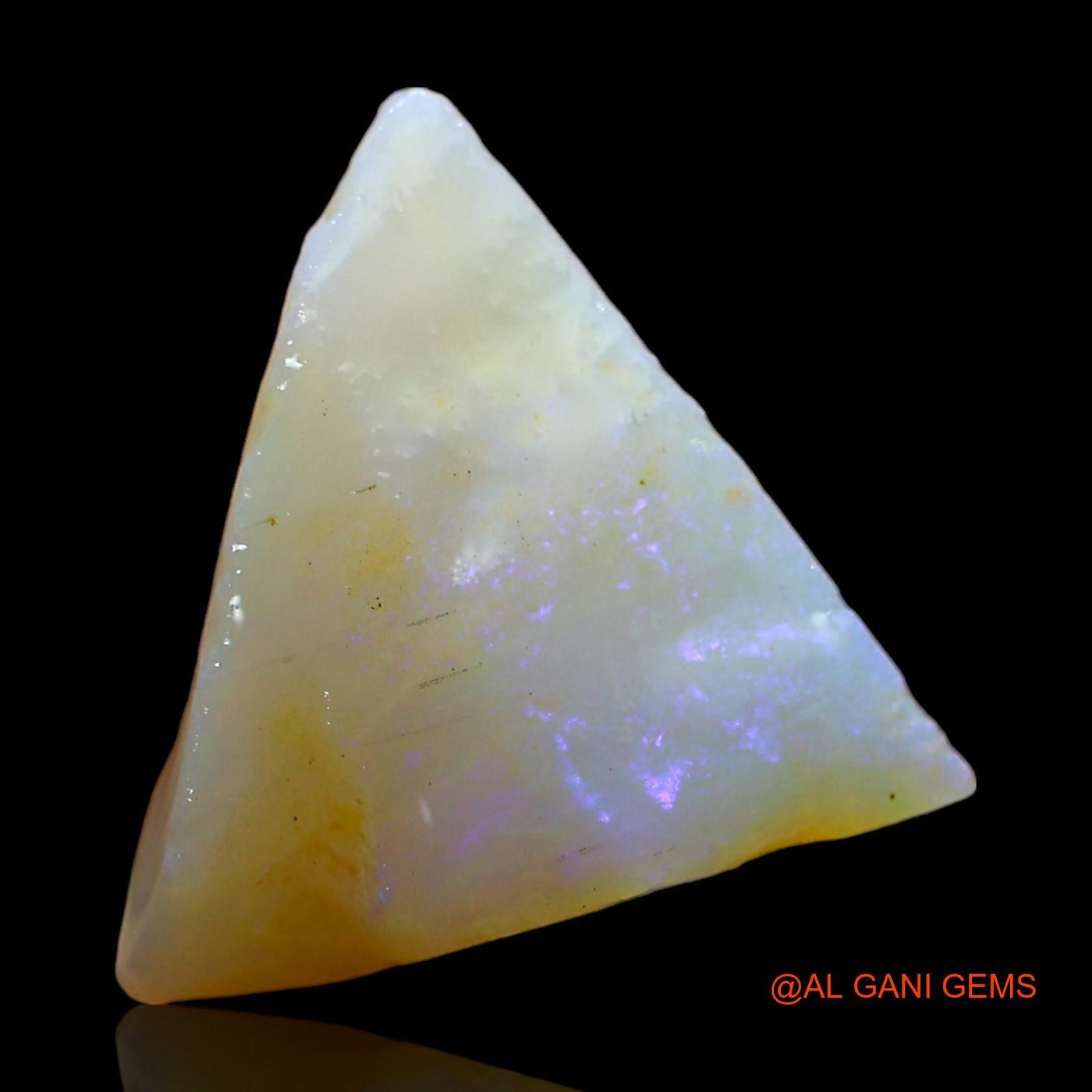 Natural Untreated Fire Opal Loose Gemstone Fancy Rough From Australia 7.00 Cts 15x14x7 mm RD-311
