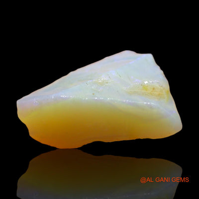 Natural Untreated Fire Opal Loose Gemstone Fancy Rough From Australia 7.00 Cts 15x14x7 mm RD-311