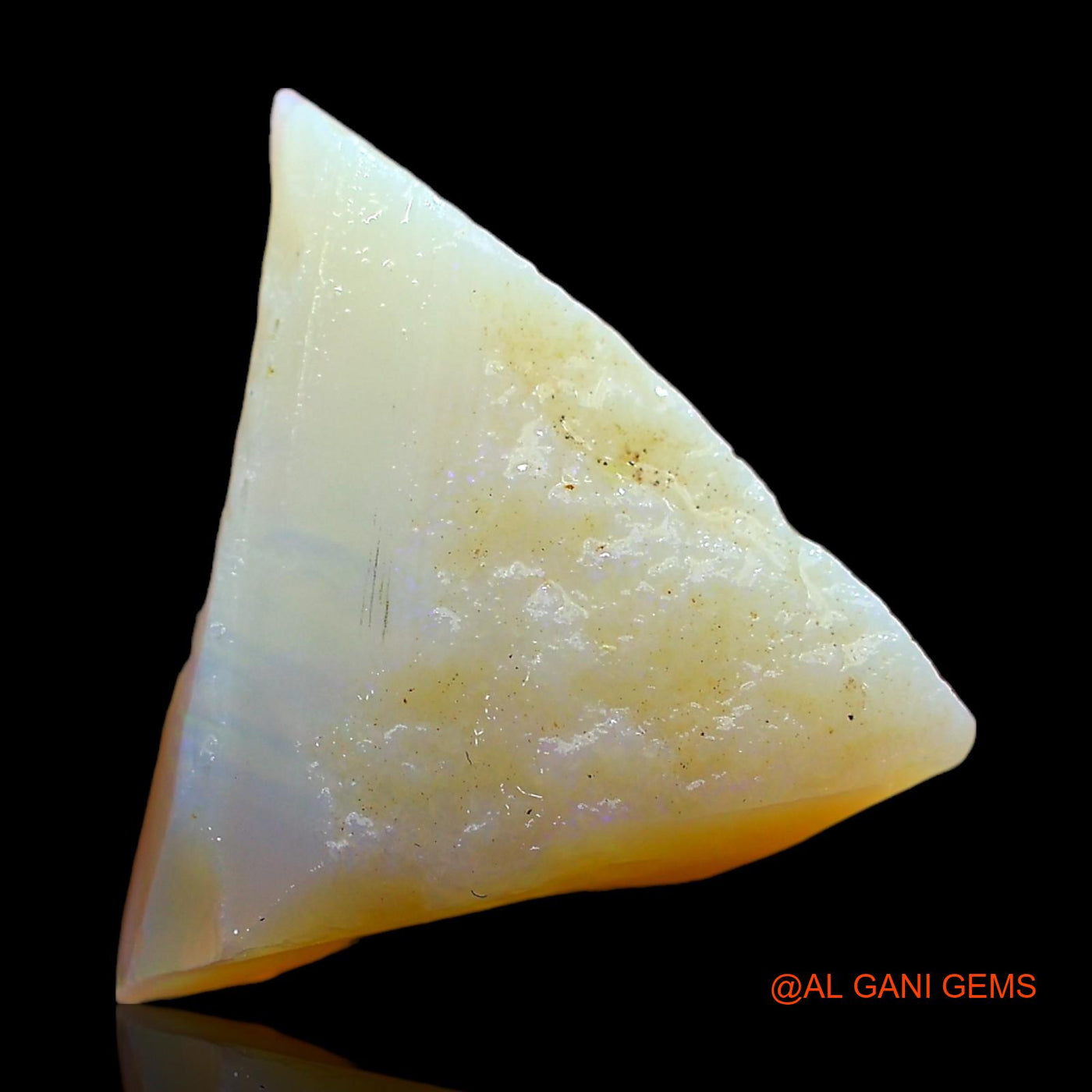 Natural Untreated Fire Opal Loose Gemstone Fancy Rough From Australia 7.00 Cts 15x14x7 mm RD-311