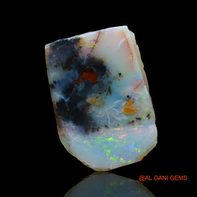 9.00 Cts Unheated Australian Fire Opal Loose Gemstone Fancy Rough Natural 21x14x4 mm RD-31
