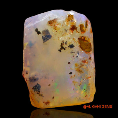 Natural Fire Opal Gemstone 5.00 Cts Loose Fancy Rough From Australia 14x10x5 mm RD-320