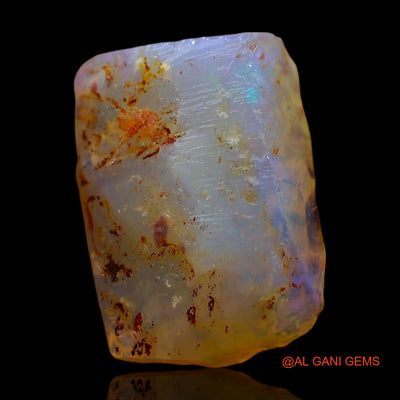 Natural Fire Opal Gemstone 5.00 Cts Loose Fancy Rough From Australia 14x10x5 mm RD-320