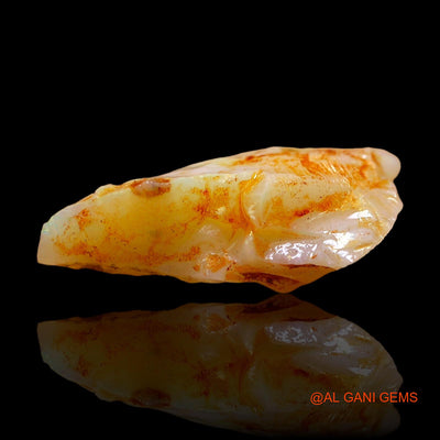 5.00 Cts Natural Australian Fire Opal Loose Gemstone Fancy Rough 17x9x6 mm RD-321