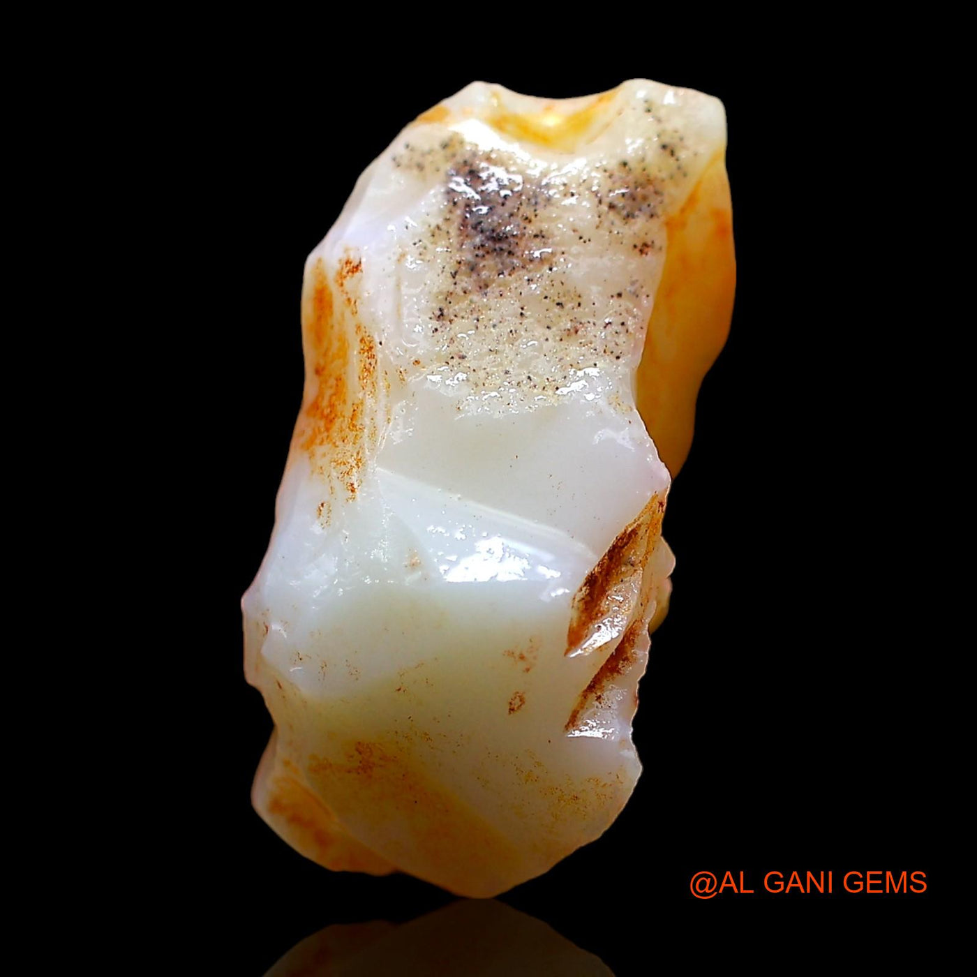 5.00 Cts Natural Australian Fire Opal Loose Gemstone Fancy Rough 17x9x6 mm RD-321