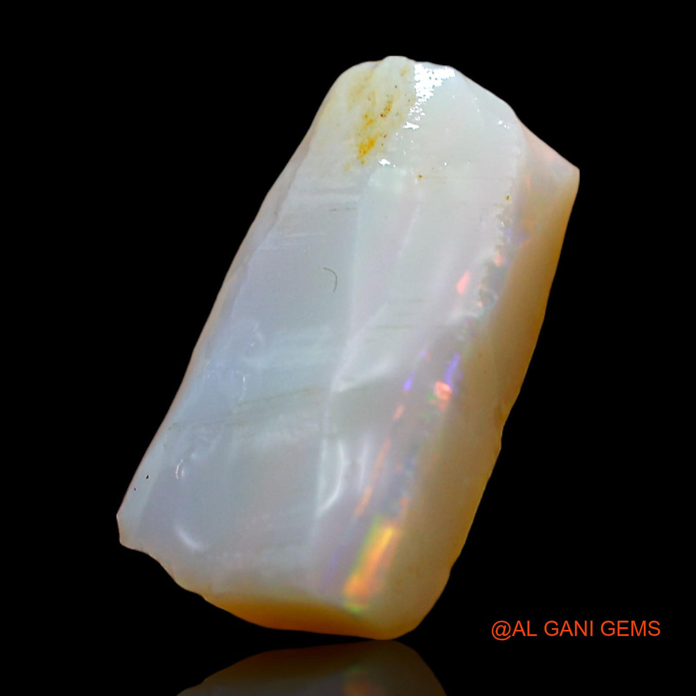 5.00 Cts Natural Australian Fire Opal Loose Gemstone Fancy Rough 16x9x5 mm RD-322