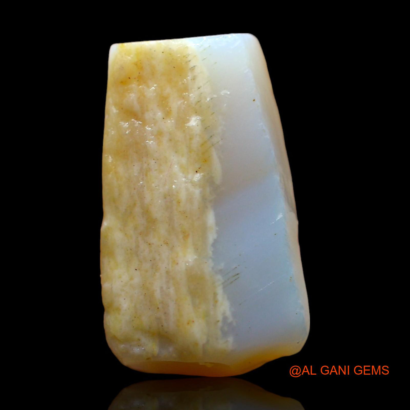 5.00 Cts Natural Australian Fire Opal Loose Gemstone Fancy Rough 16x9x5 mm RD-322