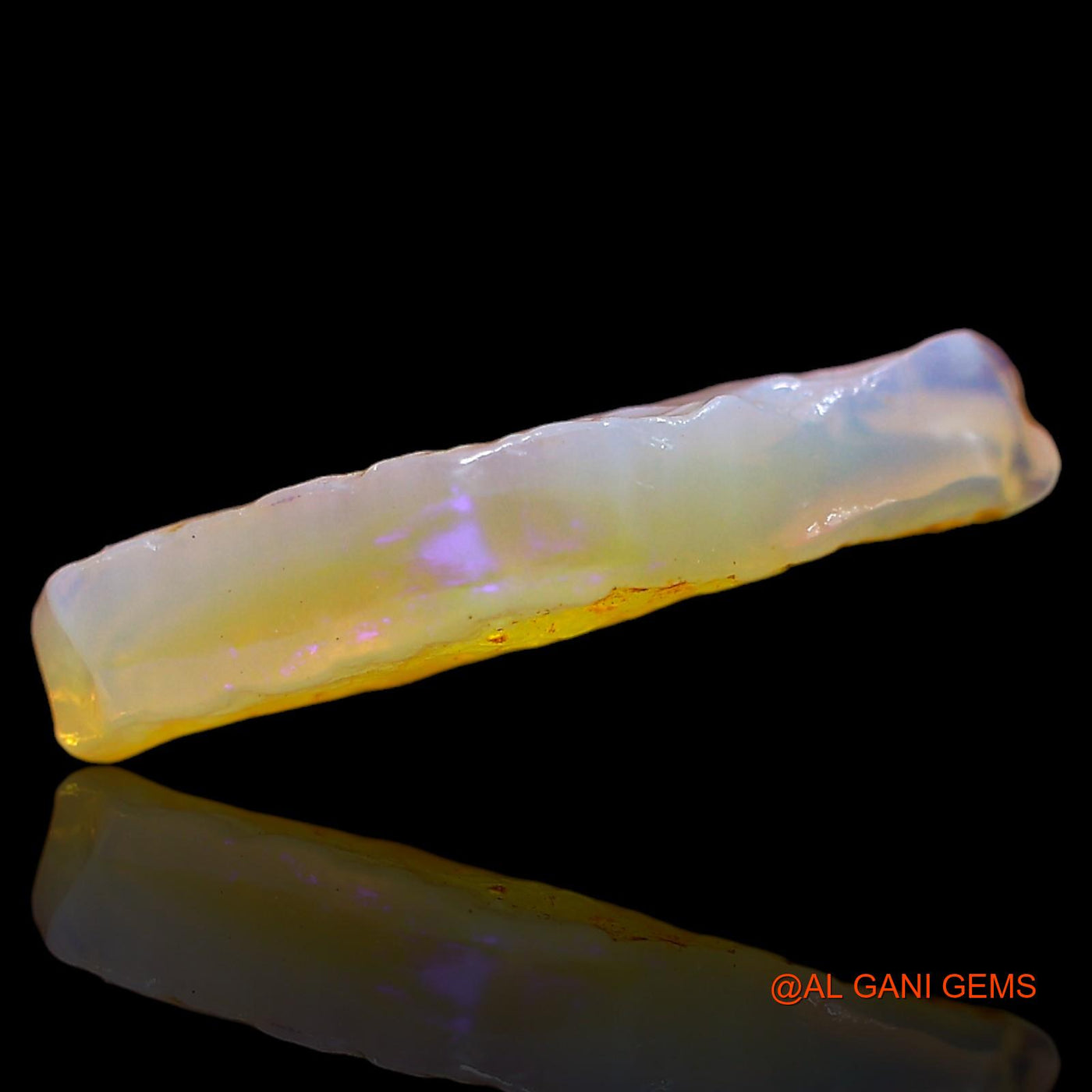 3.00 Cts Natural Australian Fire Opal Loose Gemstone Fancy Rough 18x9x3 mm RD-324