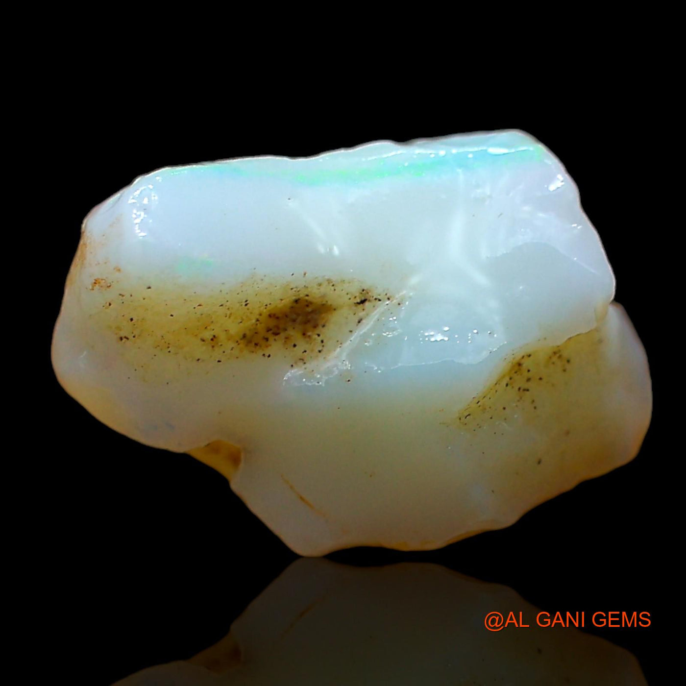 Natural Fire Opal Gemstone 5.00 Cts Loose Fancy Rough From Australia 13x12x9 mm RD-326