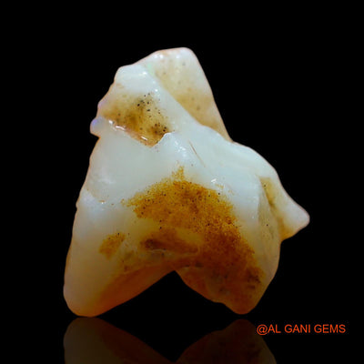 Natural Fire Opal Gemstone 5.00 Cts Loose Fancy Rough From Australia 13x12x9 mm RD-326