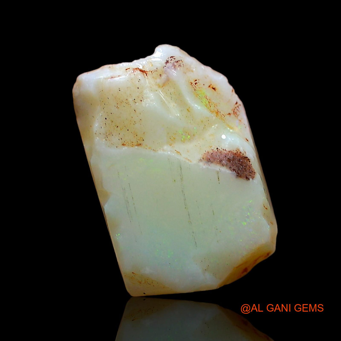 5.00 Cts Natural Australian Fire Opal Loose Gemstone Fancy Rough 15x10x5 mm RD-328