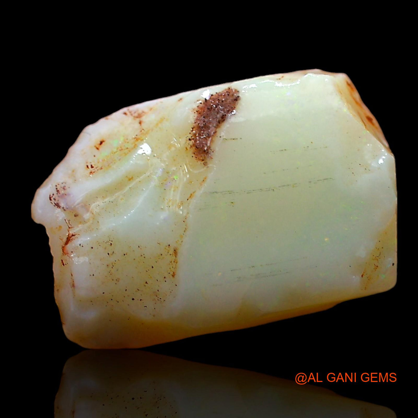 5.00 Cts Natural Australian Fire Opal Loose Gemstone Fancy Rough 15x10x5 mm RD-328