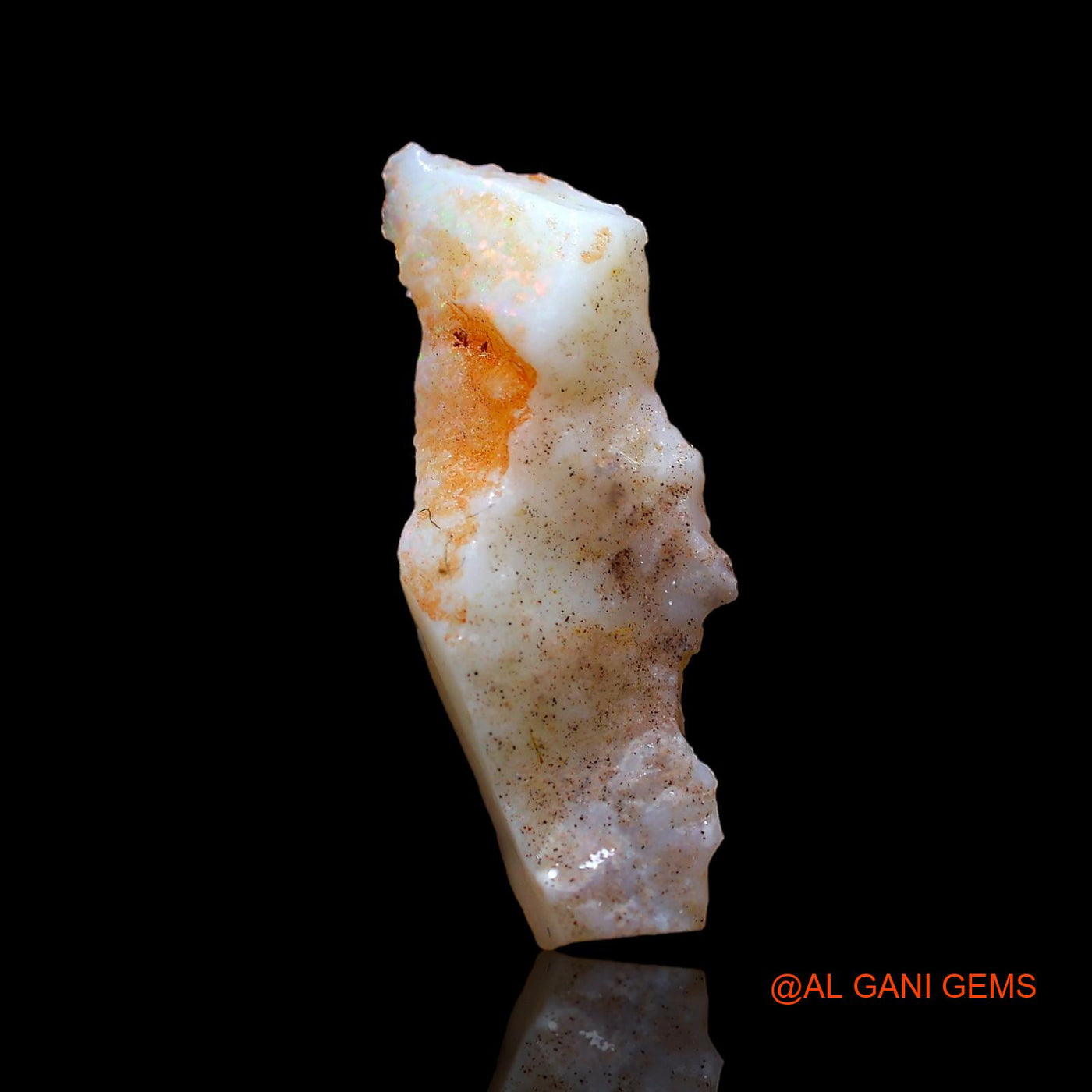 2.00 Cts Natural Australian Fire Opal Loose Gemstone Fancy Rough 22x9x3 mm RD-33