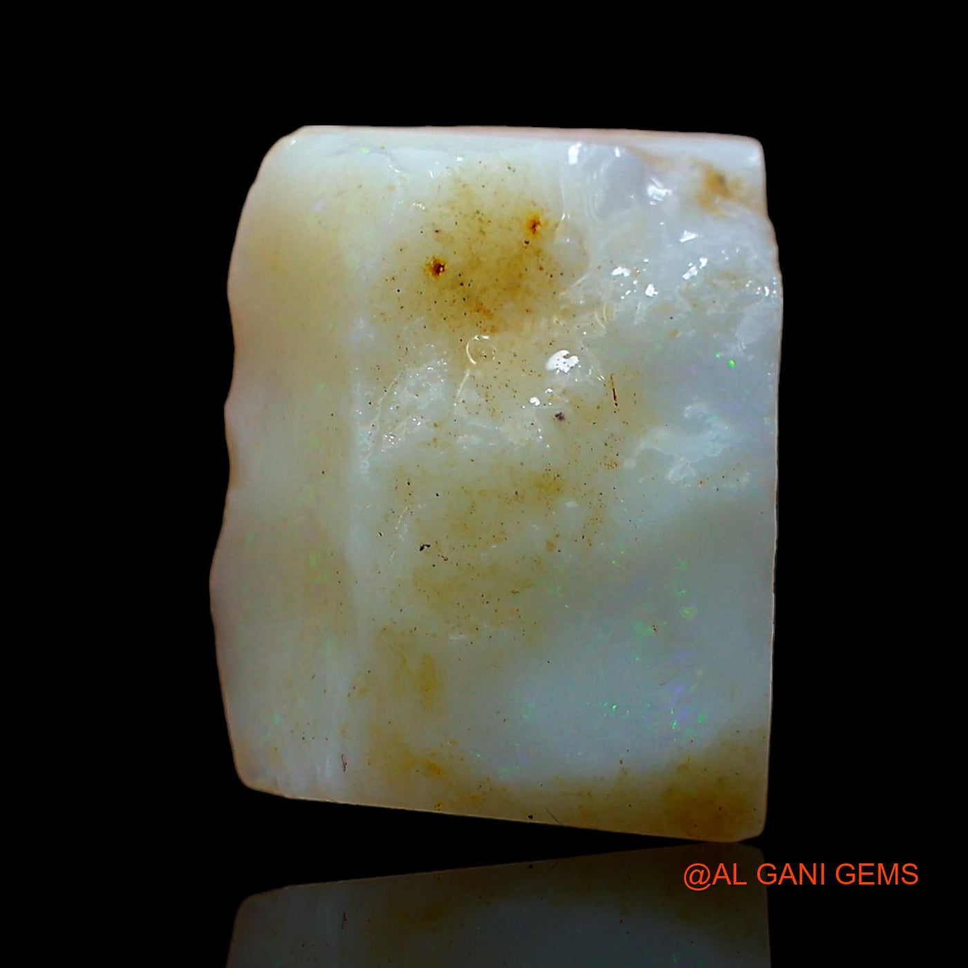 Natural Untreated Fire Opal Loose Gemstone Fancy Rough From Australia 5.00 Cts 13x10x5 mm RD-340