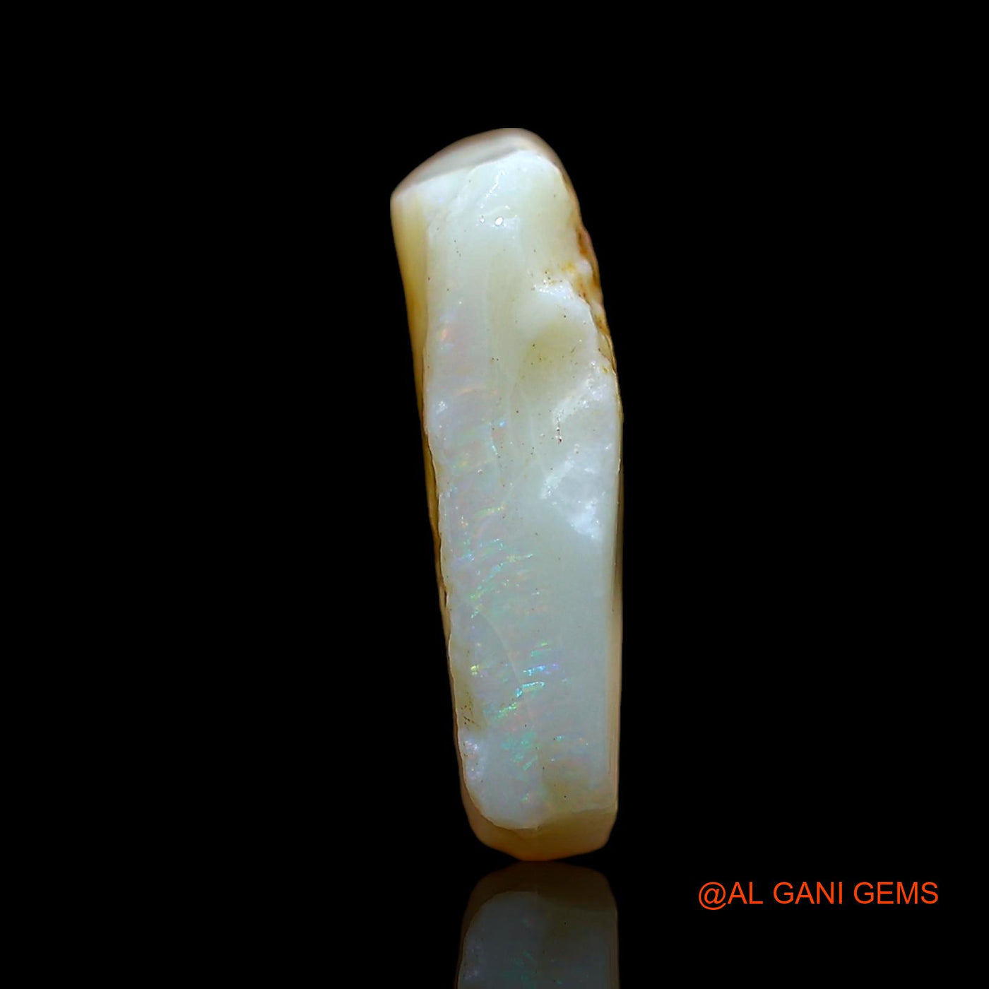 Natural Fire Opal Gemstone 4.00 Cts Loose Fancy Rough From Australia 14x10x4 mm RD-343