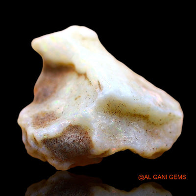 Natural Fire Opal Gemstone 4.00 Cts Loose Fancy Rough From Australia 14x13x7 mm RD-346