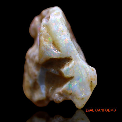 Natural Fire Opal Gemstone 4.00 Cts Loose Fancy Rough From Australia 14x13x7 mm RD-346